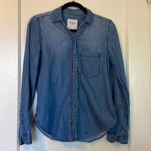Abercrombie & Fitch XS Denim Long Sleeve